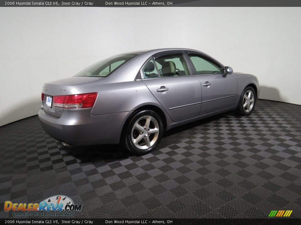 2006 Hyundai Sonata GLS V6 Steel Gray / Gray Photo #14