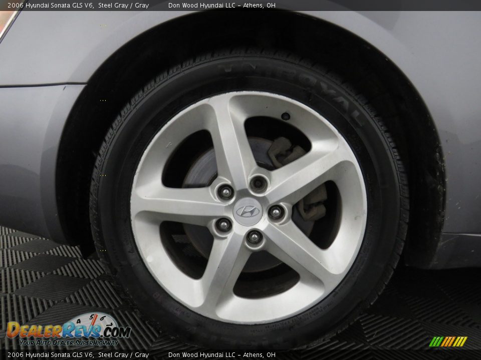 2006 Hyundai Sonata GLS V6 Steel Gray / Gray Photo #18