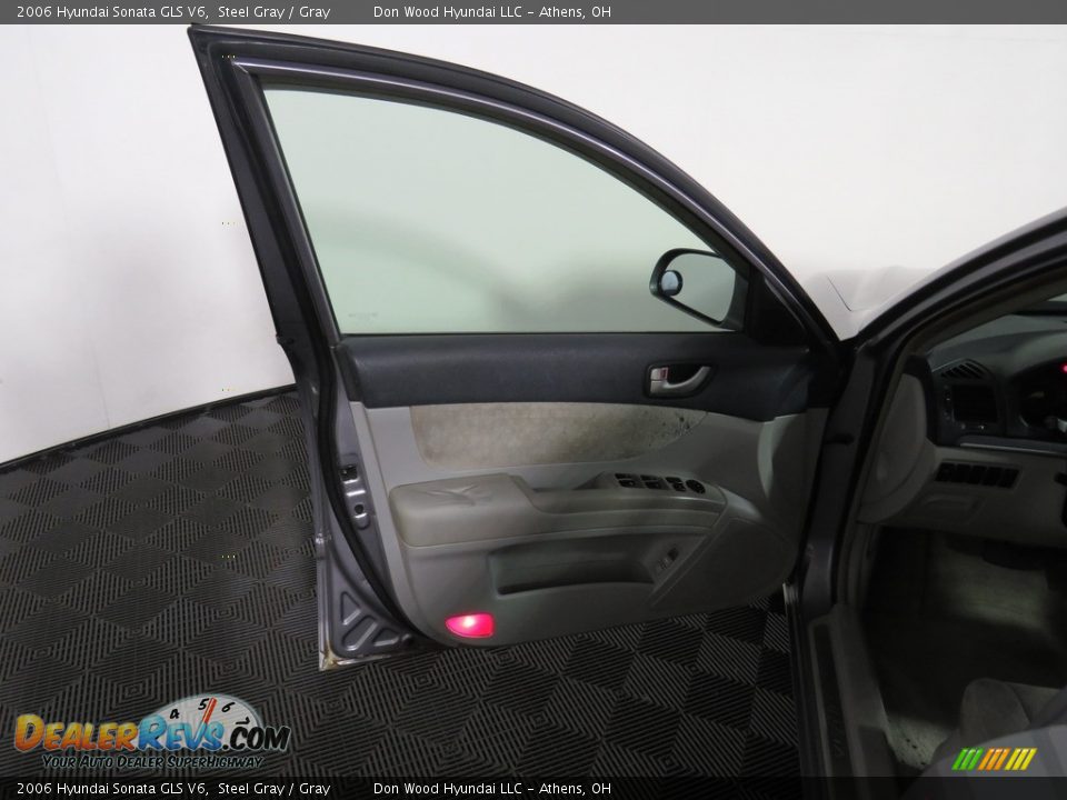 2006 Hyundai Sonata GLS V6 Steel Gray / Gray Photo #20