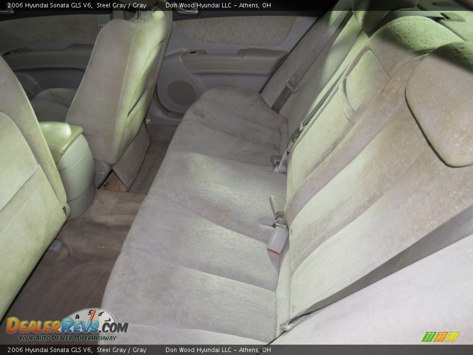 2006 Hyundai Sonata GLS V6 Steel Gray / Gray Photo #25