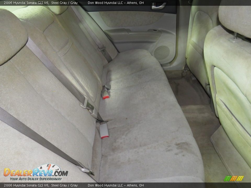 2006 Hyundai Sonata GLS V6 Steel Gray / Gray Photo #27