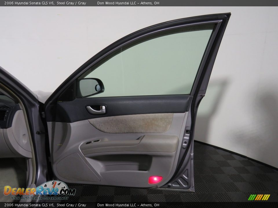 2006 Hyundai Sonata GLS V6 Steel Gray / Gray Photo #28
