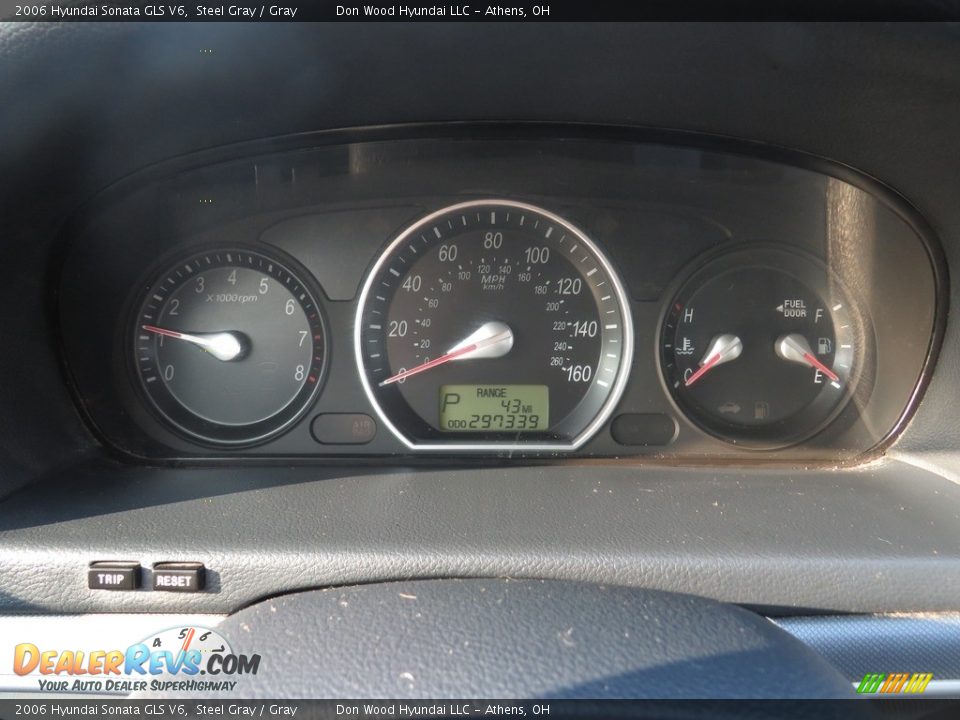2006 Hyundai Sonata GLS V6 Steel Gray / Gray Photo #31