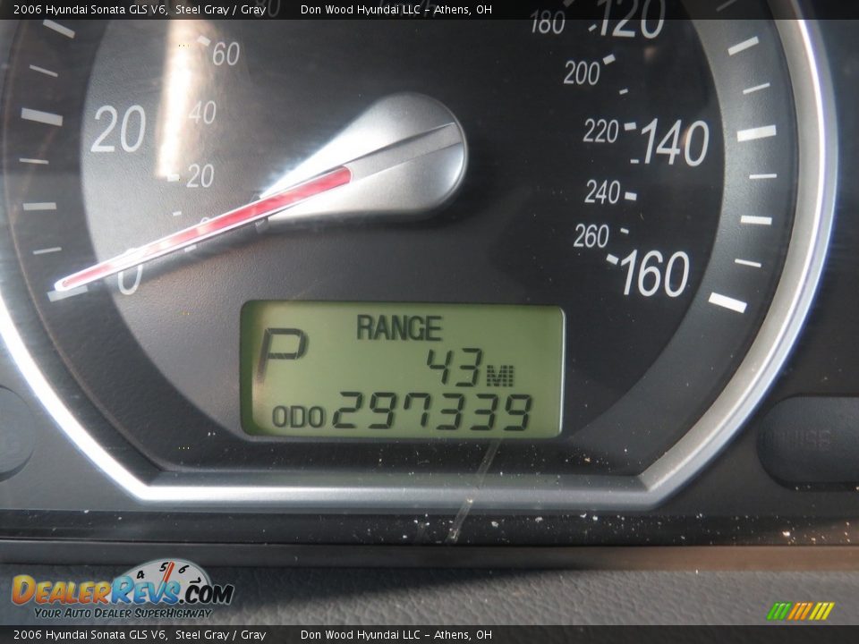 2006 Hyundai Sonata GLS V6 Steel Gray / Gray Photo #32