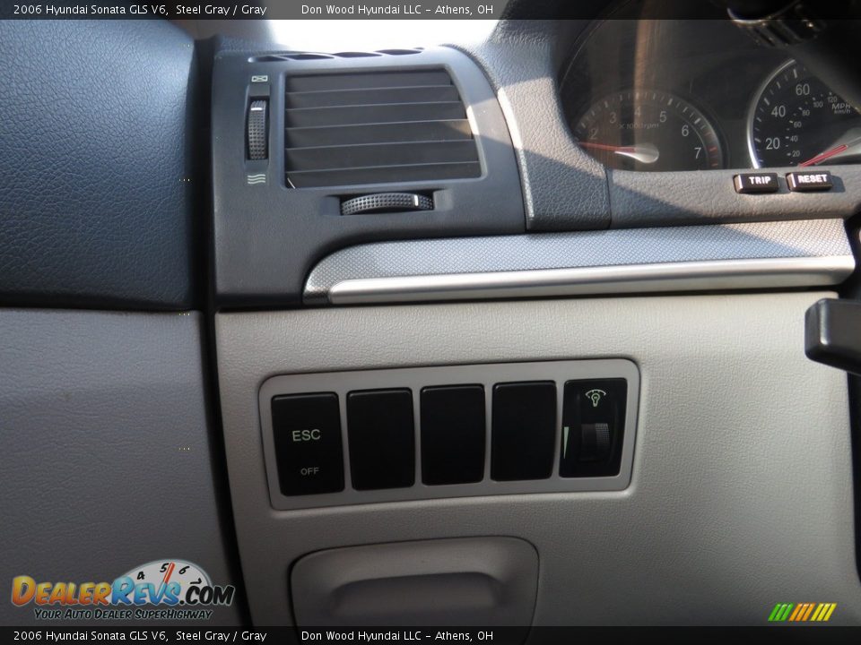 2006 Hyundai Sonata GLS V6 Steel Gray / Gray Photo #34