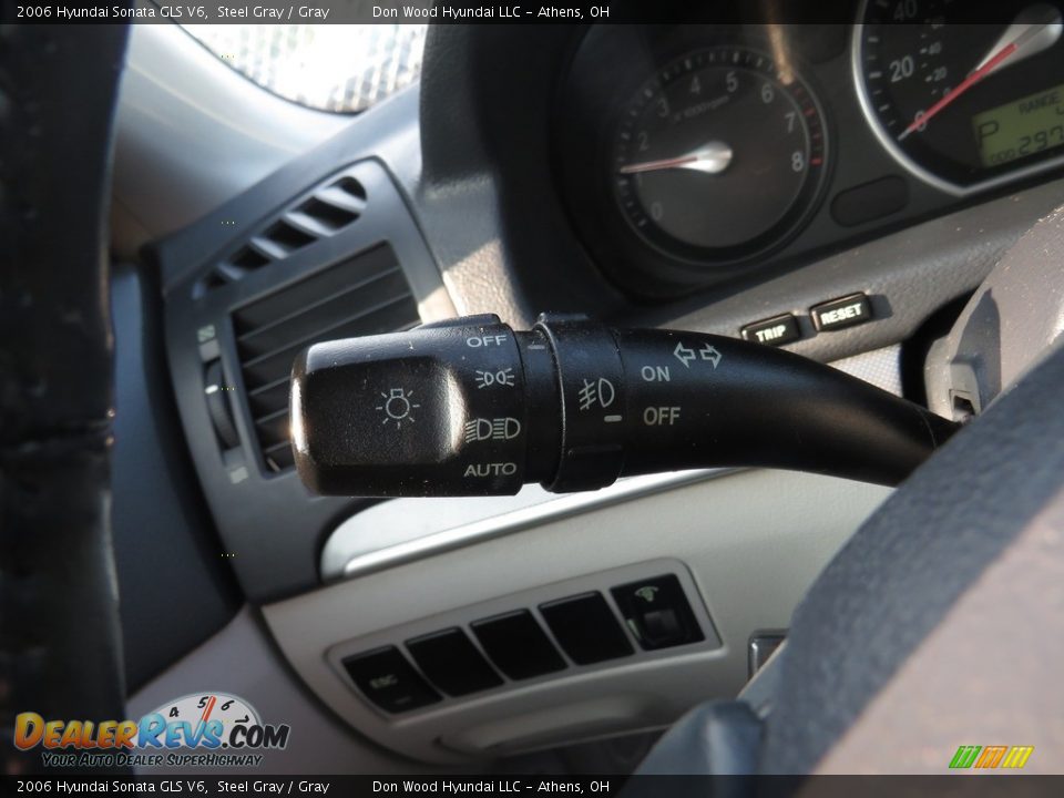 2006 Hyundai Sonata GLS V6 Steel Gray / Gray Photo #35