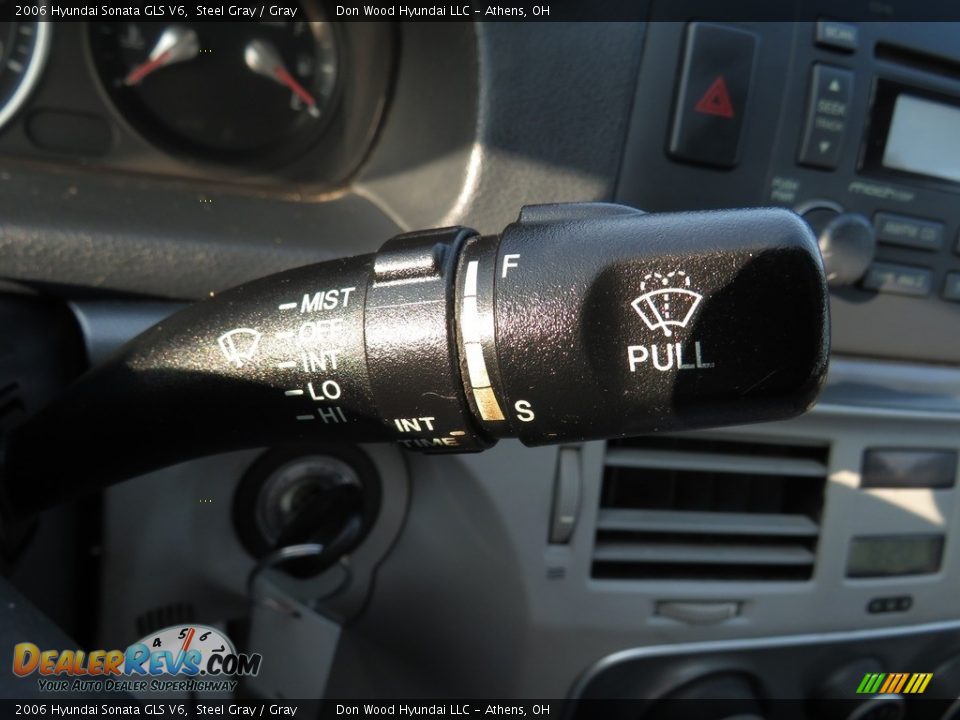 2006 Hyundai Sonata GLS V6 Steel Gray / Gray Photo #36