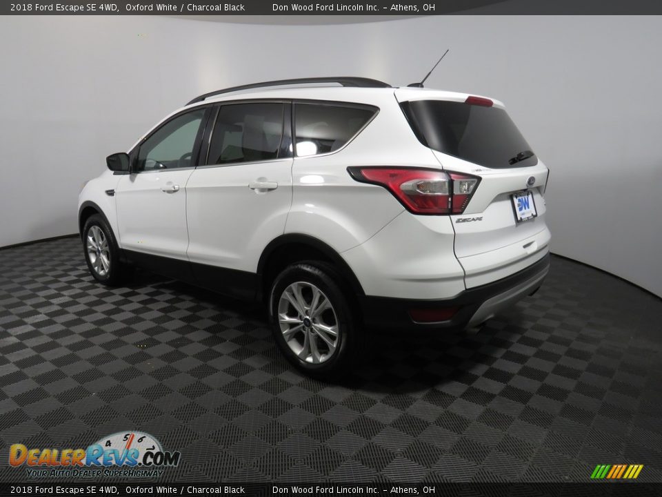 2018 Ford Escape SE 4WD Oxford White / Charcoal Black Photo #9