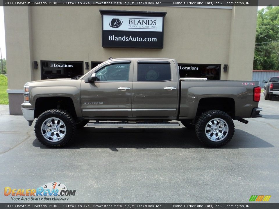 2014 Chevrolet Silverado 1500 LTZ Crew Cab 4x4 Brownstone Metallic / Jet Black/Dark Ash Photo #1