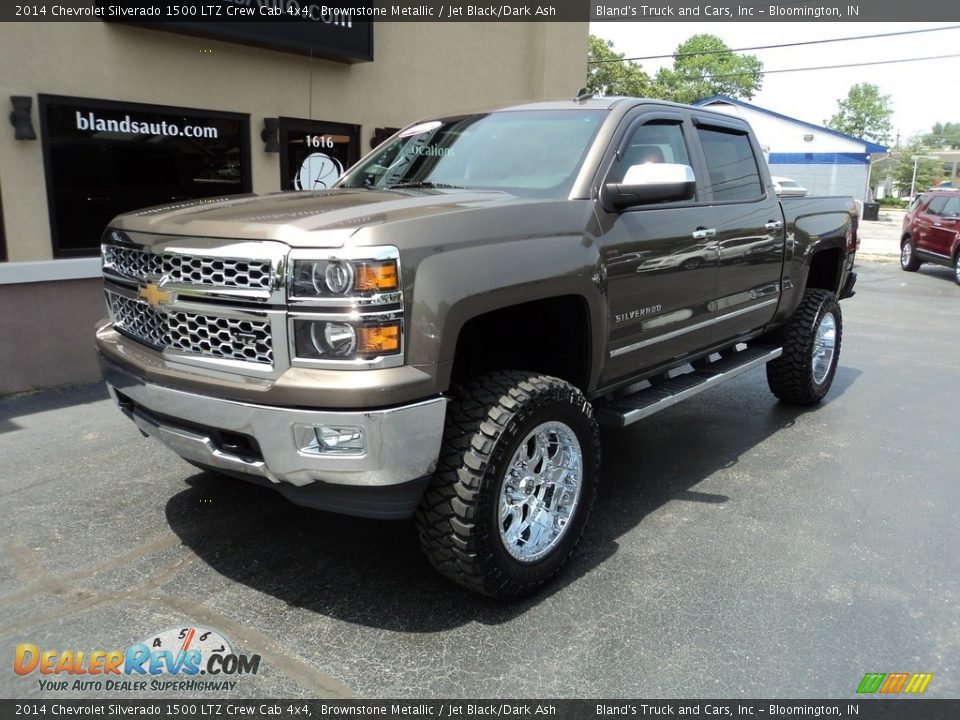 2014 Chevrolet Silverado 1500 LTZ Crew Cab 4x4 Brownstone Metallic / Jet Black/Dark Ash Photo #2