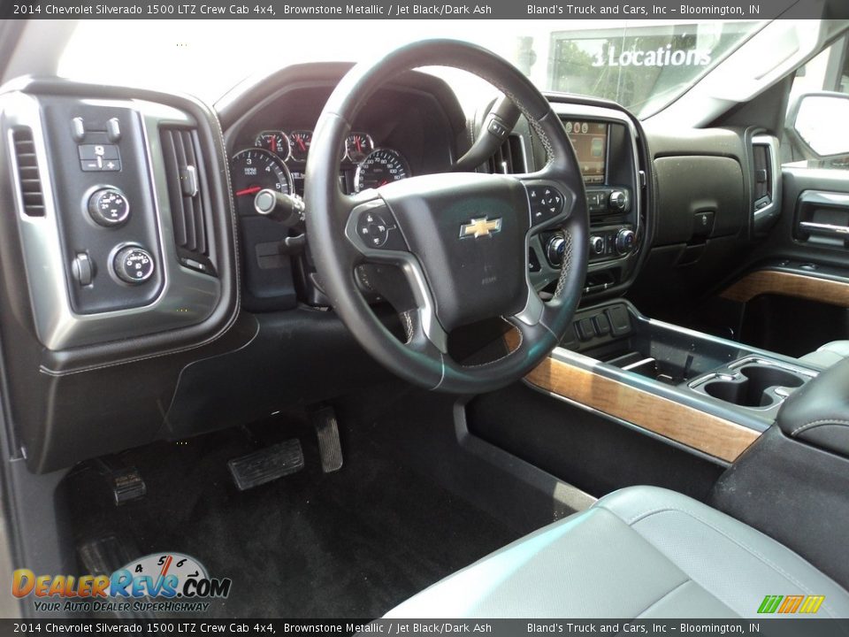 2014 Chevrolet Silverado 1500 LTZ Crew Cab 4x4 Brownstone Metallic / Jet Black/Dark Ash Photo #6