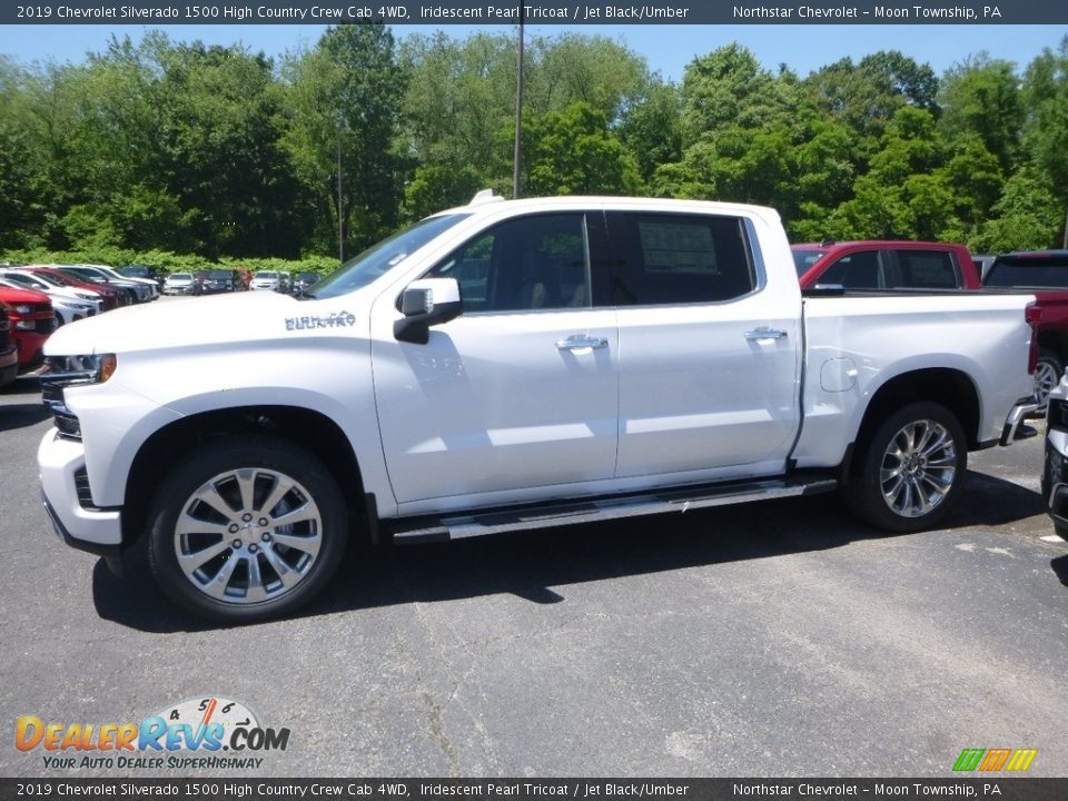 2019 Chevrolet Silverado 1500 High Country Crew Cab 4WD Iridescent Pearl Tricoat / Jet Black/Umber Photo #2