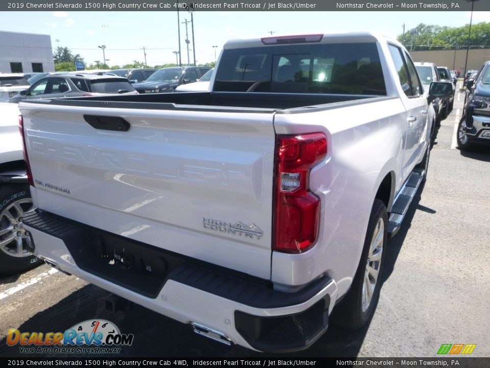 2019 Chevrolet Silverado 1500 High Country Crew Cab 4WD Iridescent Pearl Tricoat / Jet Black/Umber Photo #5