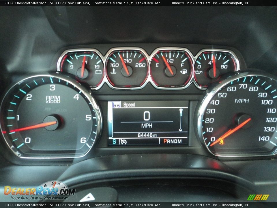 2014 Chevrolet Silverado 1500 LTZ Crew Cab 4x4 Brownstone Metallic / Jet Black/Dark Ash Photo #16