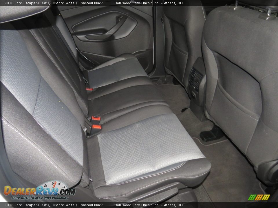 2018 Ford Escape SE 4WD Oxford White / Charcoal Black Photo #29