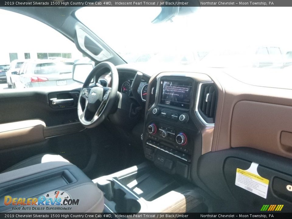 2019 Chevrolet Silverado 1500 High Country Crew Cab 4WD Iridescent Pearl Tricoat / Jet Black/Umber Photo #10