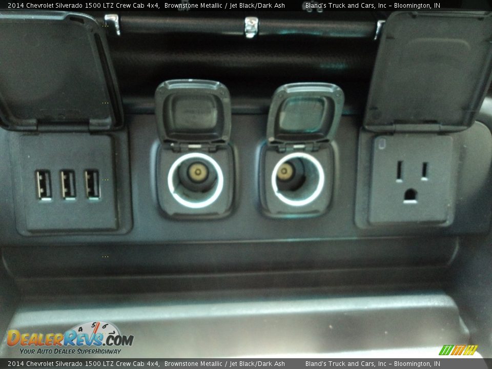 2014 Chevrolet Silverado 1500 LTZ Crew Cab 4x4 Brownstone Metallic / Jet Black/Dark Ash Photo #28