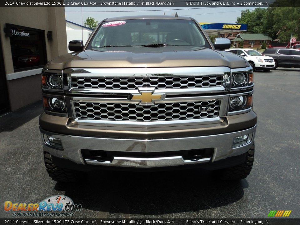 2014 Chevrolet Silverado 1500 LTZ Crew Cab 4x4 Brownstone Metallic / Jet Black/Dark Ash Photo #30