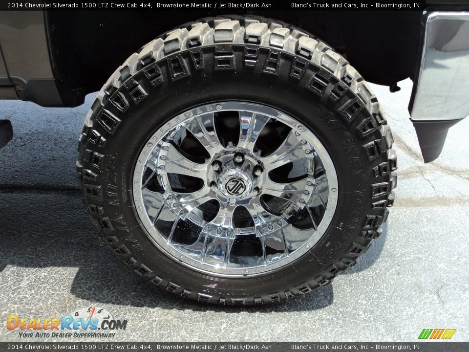 2014 Chevrolet Silverado 1500 LTZ Crew Cab 4x4 Brownstone Metallic / Jet Black/Dark Ash Photo #31