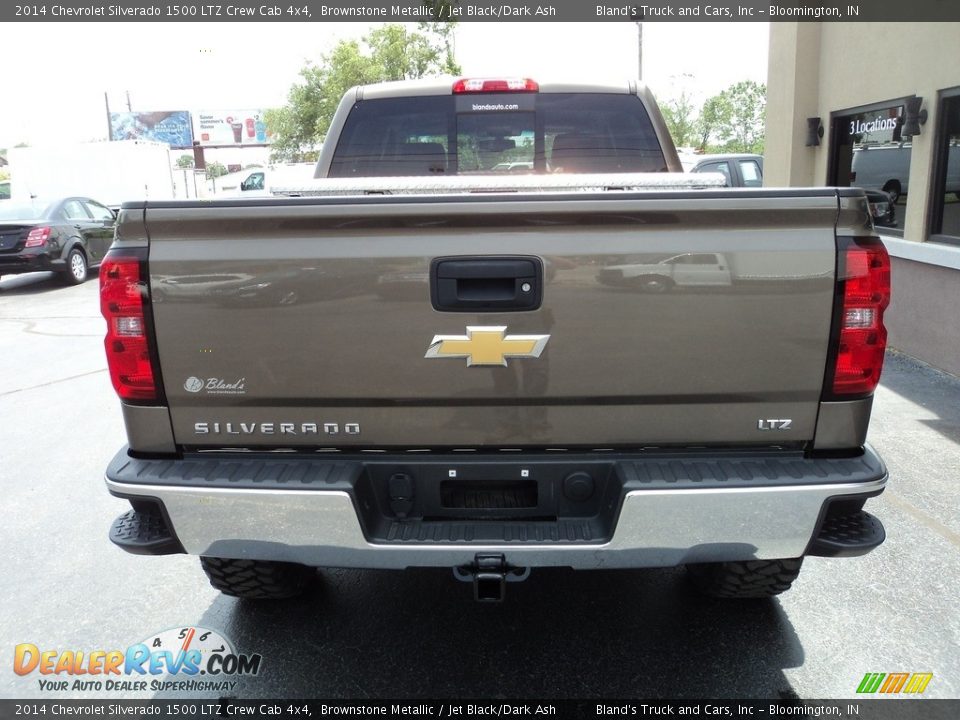 2014 Chevrolet Silverado 1500 LTZ Crew Cab 4x4 Brownstone Metallic / Jet Black/Dark Ash Photo #34