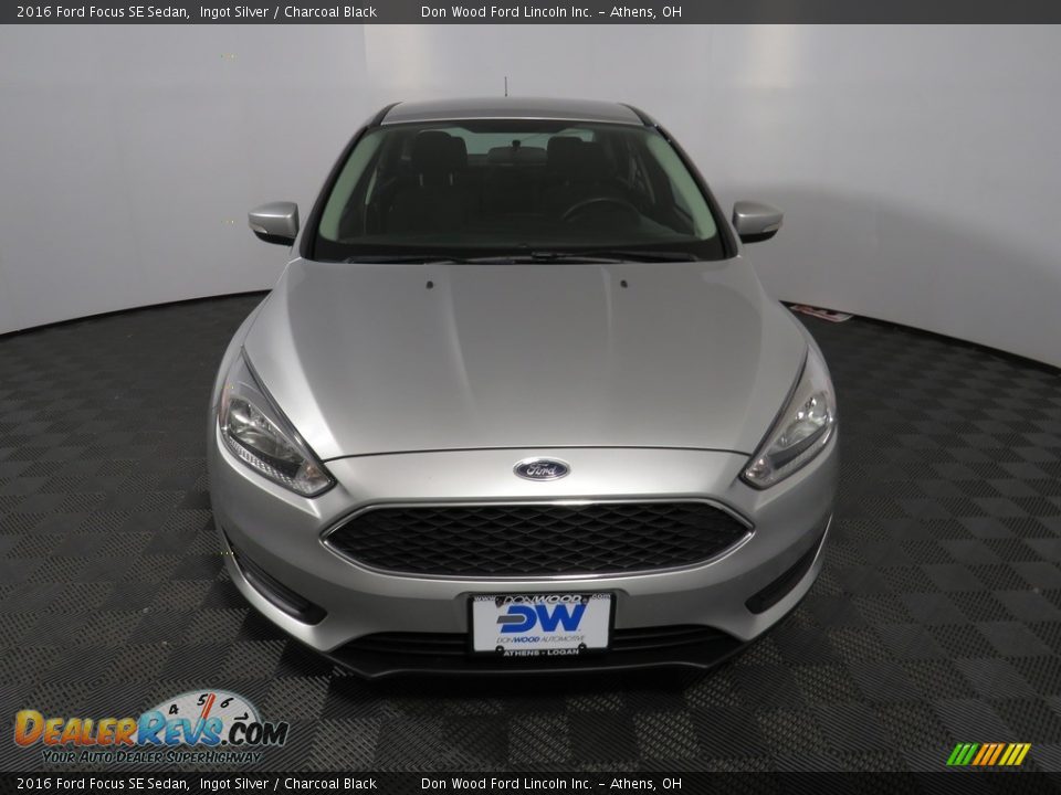 2016 Ford Focus SE Sedan Ingot Silver / Charcoal Black Photo #4