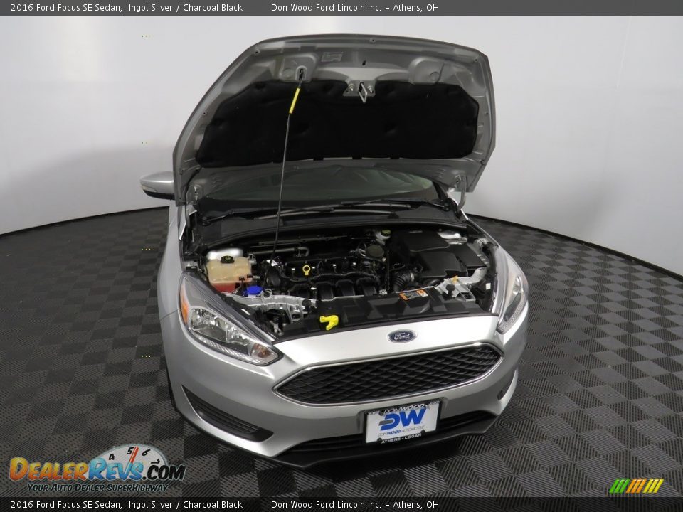 2016 Ford Focus SE Sedan Ingot Silver / Charcoal Black Photo #5