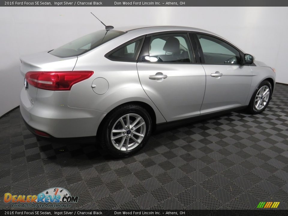 2016 Ford Focus SE Sedan Ingot Silver / Charcoal Black Photo #13