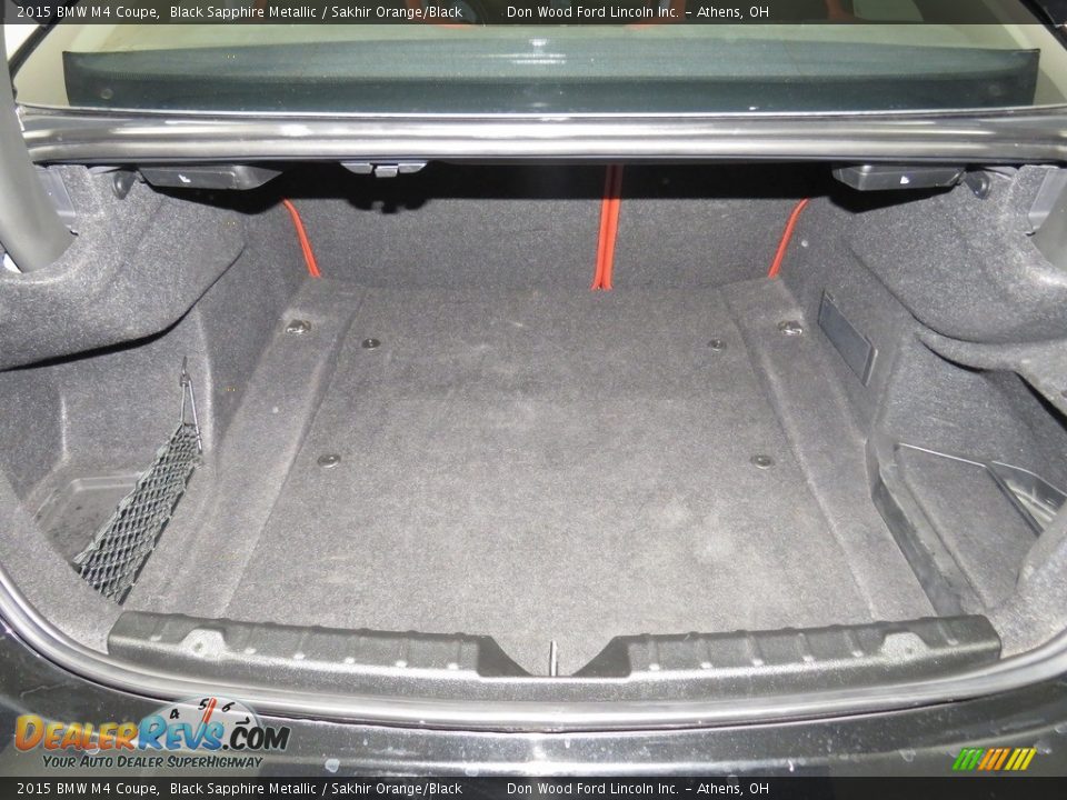 2015 BMW M4 Coupe Black Sapphire Metallic / Sakhir Orange/Black Photo #13