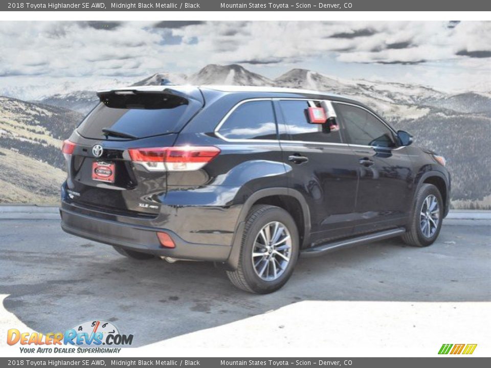 2018 Toyota Highlander SE AWD Midnight Black Metallic / Black Photo #3