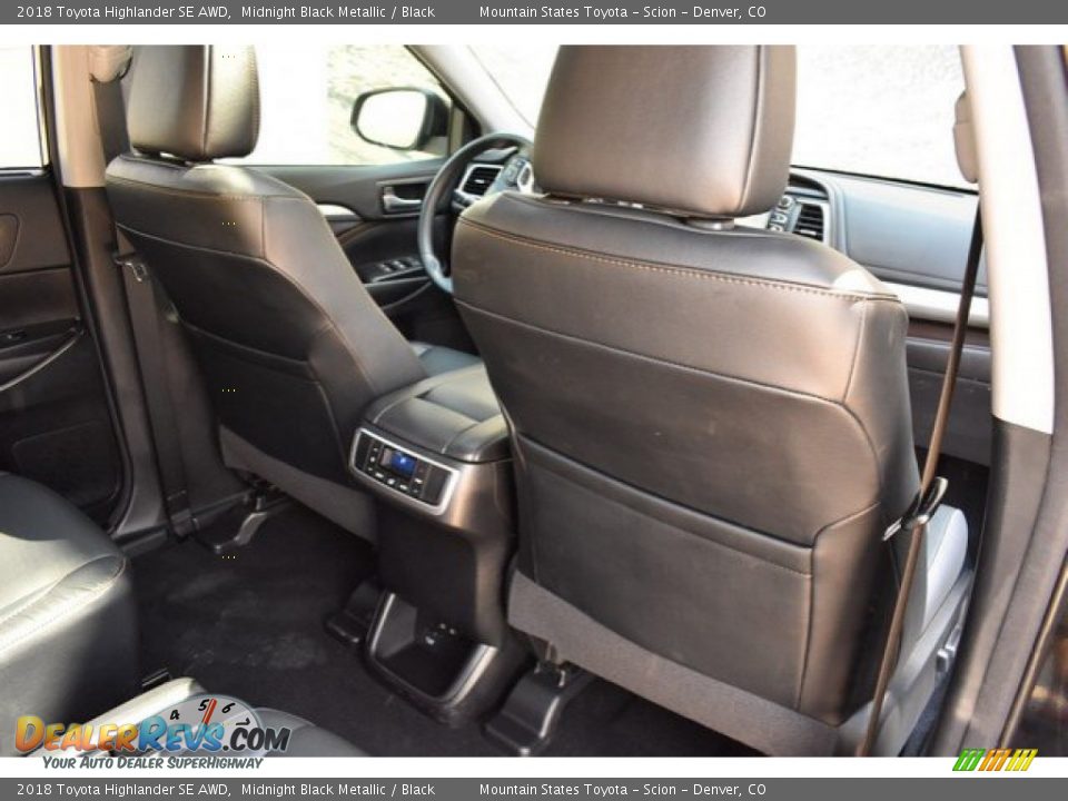 2018 Toyota Highlander SE AWD Midnight Black Metallic / Black Photo #21