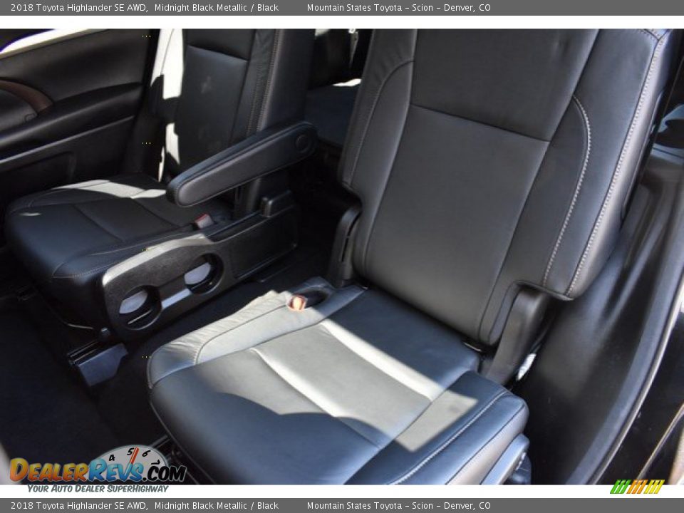 2018 Toyota Highlander SE AWD Midnight Black Metallic / Black Photo #22