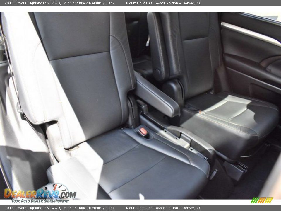 2018 Toyota Highlander SE AWD Midnight Black Metallic / Black Photo #23