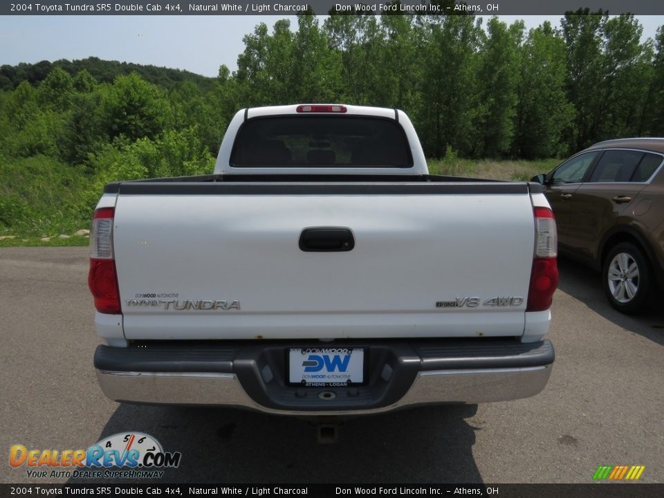 2004 Toyota Tundra SR5 Double Cab 4x4 Natural White / Light Charcoal Photo #11