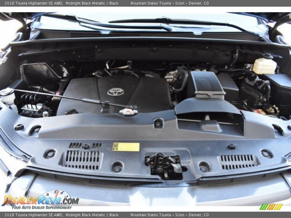 2018 Toyota Highlander SE AWD Midnight Black Metallic / Black Photo #29