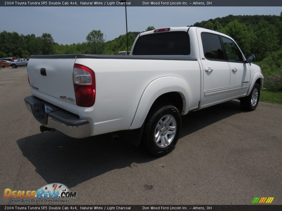 2004 Toyota Tundra SR5 Double Cab 4x4 Natural White / Light Charcoal Photo #13