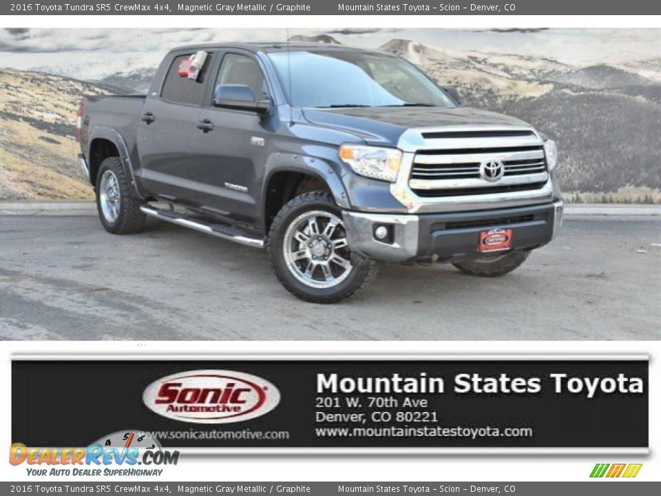 2016 Toyota Tundra SR5 CrewMax 4x4 Magnetic Gray Metallic / Graphite Photo #1