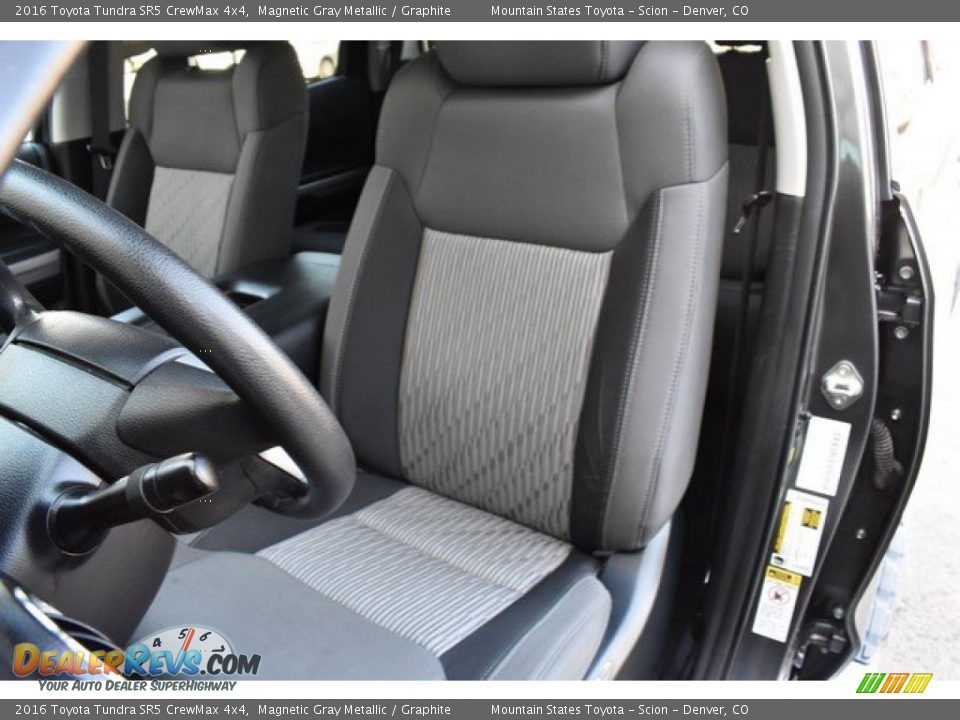 2016 Toyota Tundra SR5 CrewMax 4x4 Magnetic Gray Metallic / Graphite Photo #12