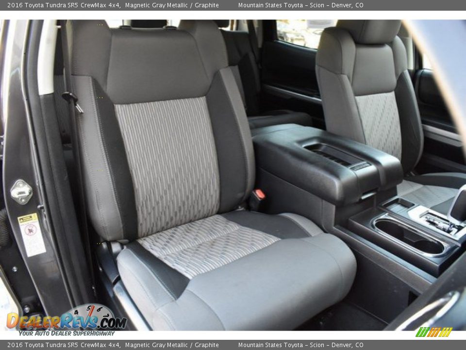 2016 Toyota Tundra SR5 CrewMax 4x4 Magnetic Gray Metallic / Graphite Photo #18