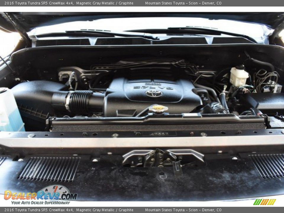2016 Toyota Tundra SR5 CrewMax 4x4 Magnetic Gray Metallic / Graphite Photo #27