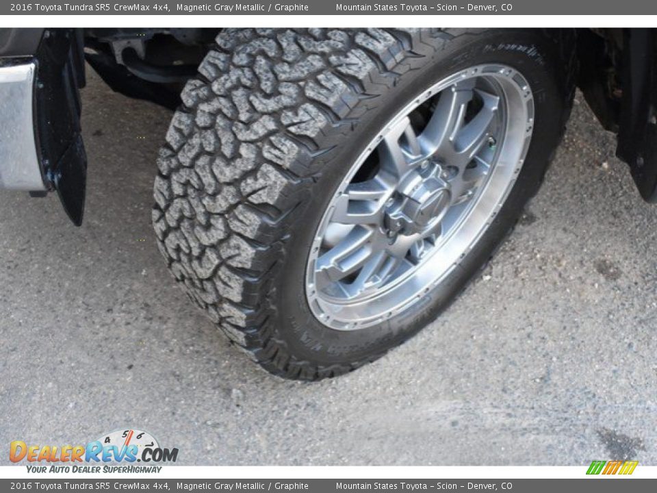 2016 Toyota Tundra SR5 CrewMax 4x4 Magnetic Gray Metallic / Graphite Photo #28