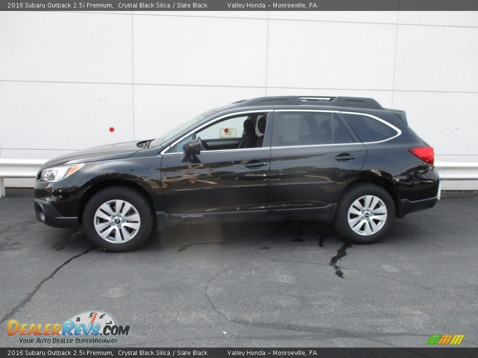 2016 Subaru Outback 2.5i Premium Crystal Black Silica / Slate Black Photo #2