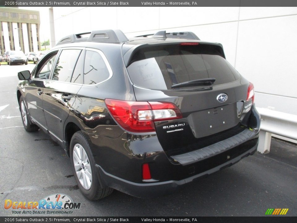 2016 Subaru Outback 2.5i Premium Crystal Black Silica / Slate Black Photo #3