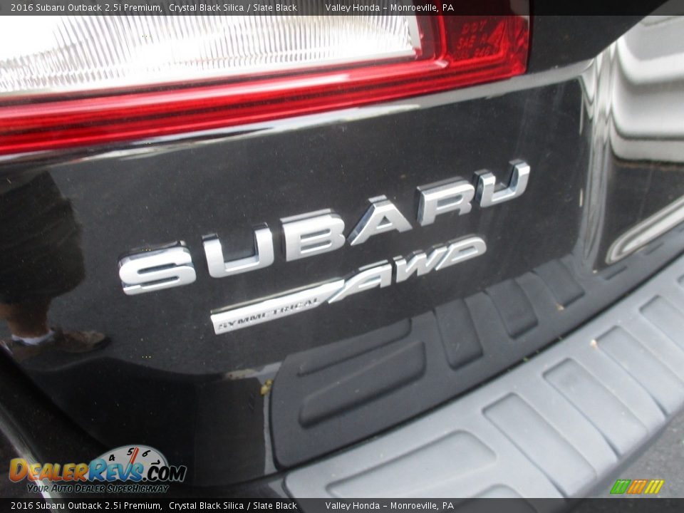 2016 Subaru Outback 2.5i Premium Crystal Black Silica / Slate Black Photo #4