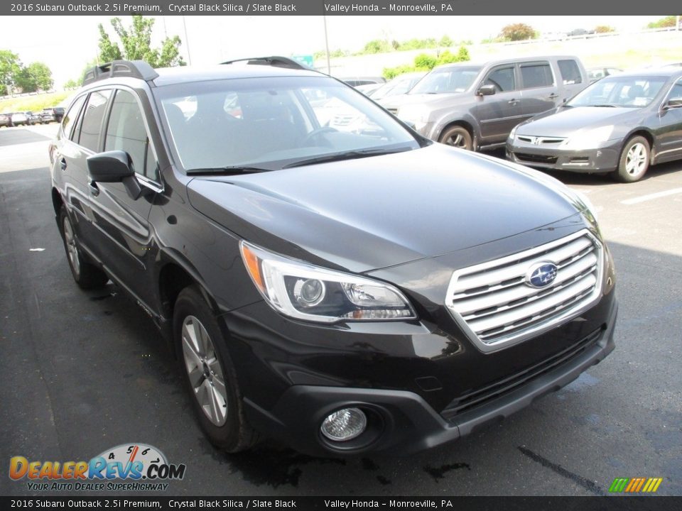 2016 Subaru Outback 2.5i Premium Crystal Black Silica / Slate Black Photo #8