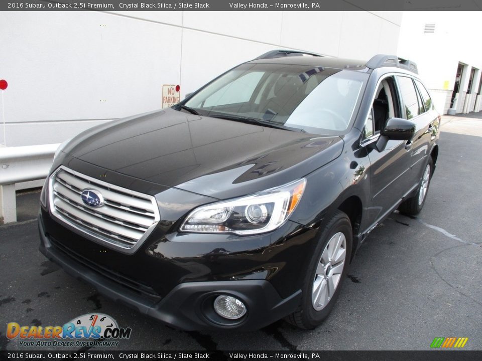 2016 Subaru Outback 2.5i Premium Crystal Black Silica / Slate Black Photo #10