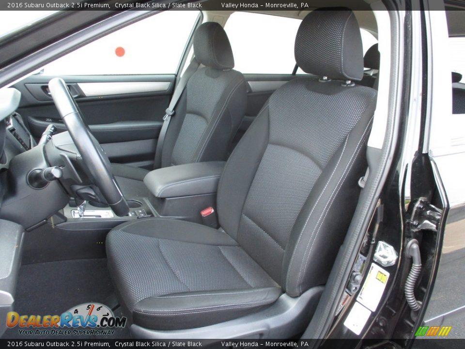 2016 Subaru Outback 2.5i Premium Crystal Black Silica / Slate Black Photo #12