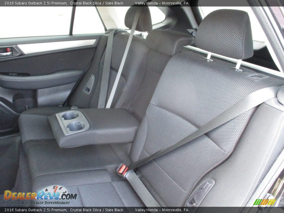 2016 Subaru Outback 2.5i Premium Crystal Black Silica / Slate Black Photo #13