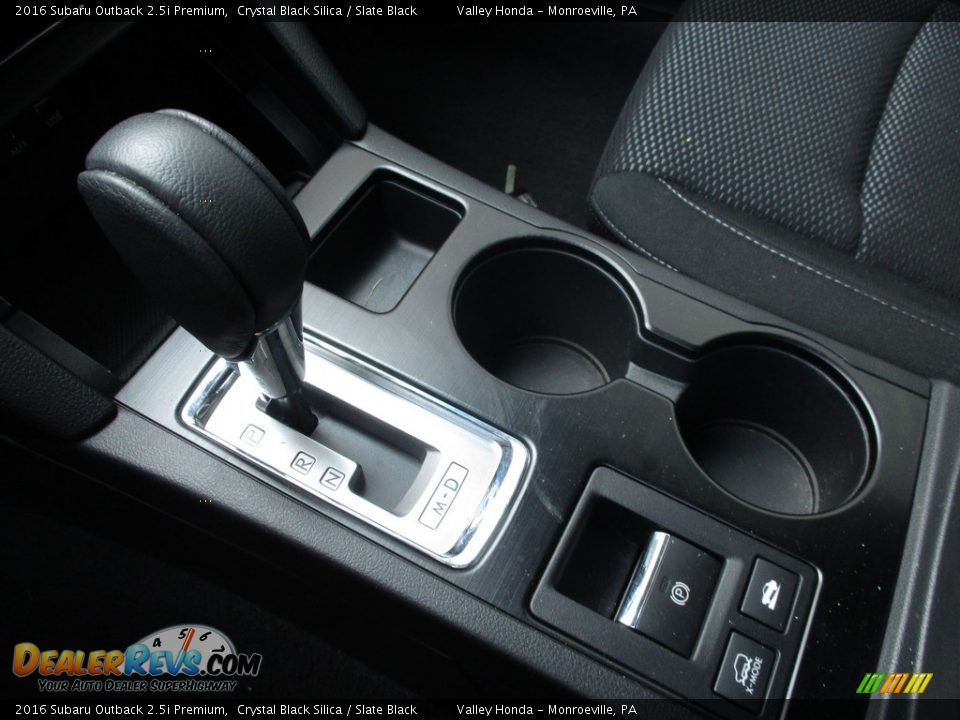 2016 Subaru Outback 2.5i Premium Crystal Black Silica / Slate Black Photo #15