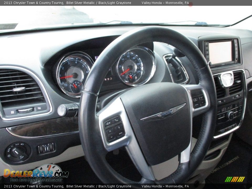 2013 Chrysler Town & Country Touring Billet Silver Metallic / Black/Light Graystone Photo #13