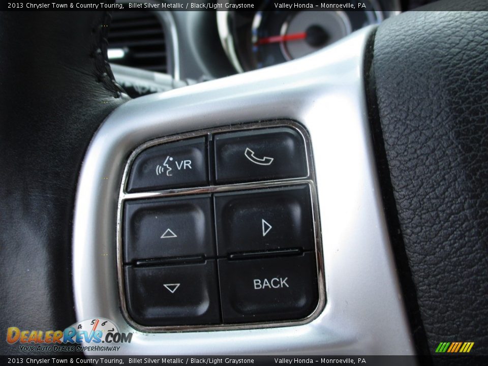 2013 Chrysler Town & Country Touring Billet Silver Metallic / Black/Light Graystone Photo #16